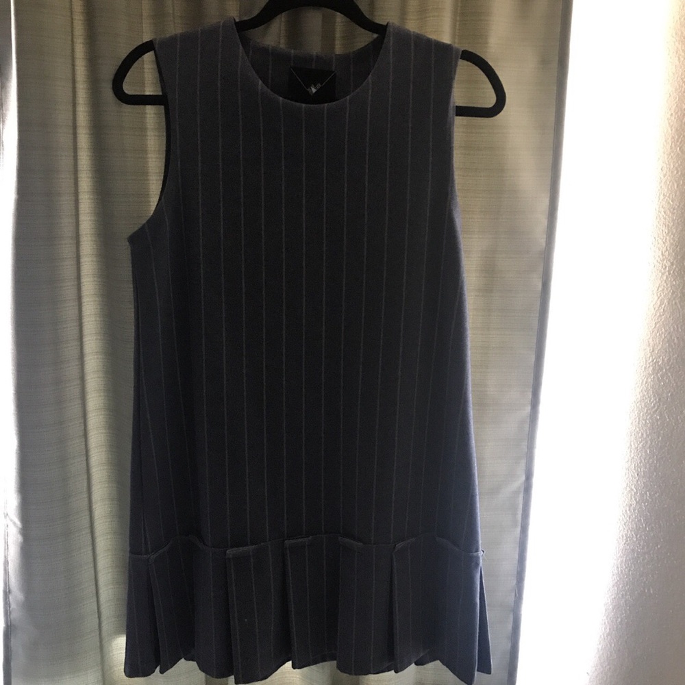 Light blue striped dress